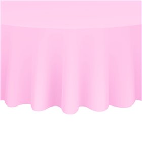 Τραπεζομάντηλο Στρογγυλό Ροζ 213 cm