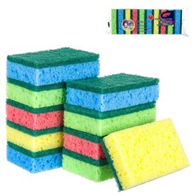 Σφουγγάρι Κουζίνας Διπλής Όψης - 10 τμχ.