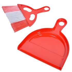 Σετ Φαράσι - Σκουπάκι Μίνι Κόκκινο Πλαστικό
