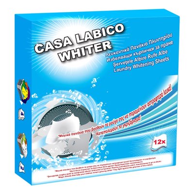 Λευκαντικά Πανάκια Πλυντηρίου Casa Labico - 12 τμχ.