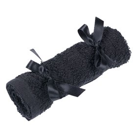 Λαβέτα Πετσέτα Βαμβακερή Μαύρη 50x30 cm