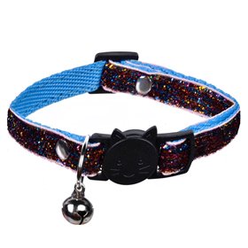 Κολάρο Γάτας Χρωματιστά Tinsel &amp Κουδουνάκι 30x1 cm