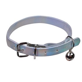 Κολάρο Κατοικιδίου Ολογραφικό &amp Κουδουνάκι 30x1 cm