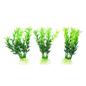 Αξεσουάρ Ενυδρείου Πράσινα Φυτά 10 εκ. - 3 τμχ.