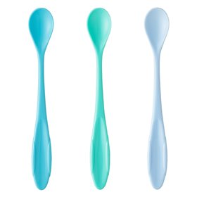 Kουτάλια Πλαστικά Μπλε Γαλάζιο Βεραμάν Honey Baby - 3 τμχ. 