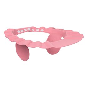 Προστατευτικό Λουσίματος Παιδικό Ροζ Ρυθμιζόμενο με Αυτάκια Honey Baby