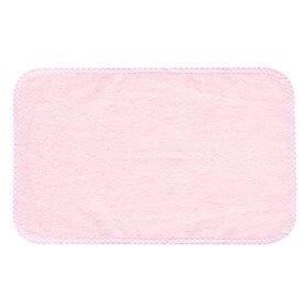 Πετσέτα Προσώπου Βαμβακερή για Κορίτσι Ροζ Καρό Ρέλι 30x50 cm