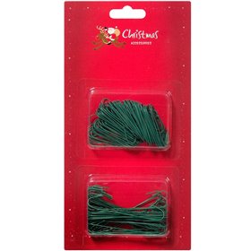 Χριστουγεννιάτικα Γαντζάκια Πράσινα 2 μεγέθη - 150 τμχ.