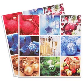 Χαρτοπετσέτες Χριστουγεννιάτικες Στολίδια 33x33cm - 20 τμχ.