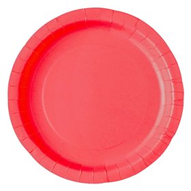 Πιάτα Χάρτινα Κόκκινα 18 cm - 10 τμχ.