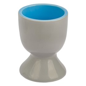 Αυγοθήκη Κεραμική Σιέλ Γκρι 4.5x6.5 cm