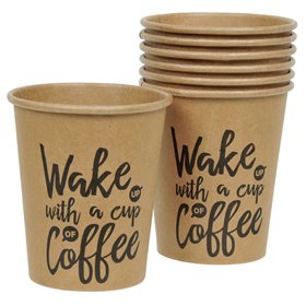 Χάρτινα Ποτήρια Wake Up 270 ml. - 10 τμχ.