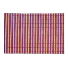 Σουπλά Μπαμπού Ριγέ Καφέ Μωβ 45x30 cm Σουπλά Μπαμπού Ριγέ Καφέ Μωβ 45x30 cm