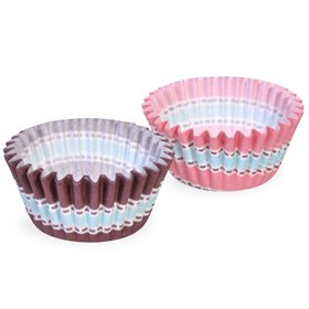 Χάρτινες Φόρμες Ζαχαροπλαστικής Καφέ Ροζ Σιέλ Δαχτυλίδι 6 cm - 150 τμχ. Χάρτινες Φόρμες Ζαχαροπλαστικής Καφέ Ροζ Σιέλ Δαχτυλίδι 6 cm - 150 τμχ.