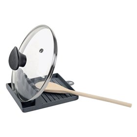 Βάση για Μαγειρικά Σκεύη Κουζίνας Πλαστική Γκρι 12.5x14x5cm