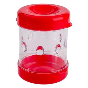 Αποφλοιωτής Αυγού Δοχείο Διάφανο Κόκκινο 9.5 cm