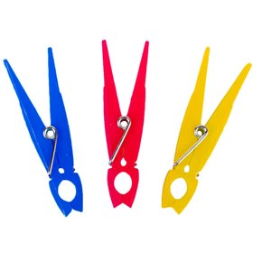 Μανταλάκια Πλαστικά Μονόχρωμα - 16 τμχ. Μανταλάκια Πλαστικά Μονόχρωμα - 16 τμχ.