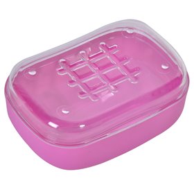 Σαπουνοθήκη Ταξιδίου Φούξια Πλαστική