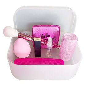 Κουτί Αποθήκευσης Μπάνιου Πλαστικό 15.3x11x7 cm