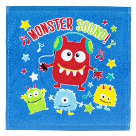 Πανάκι Βαμβακερό Βρεφικό Μπλε Τερατάκια 30x30cm