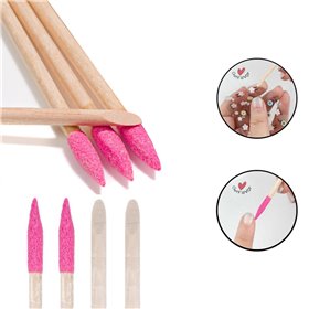Ξυλάκια Μανικιούρ με Λίμα 10cm - 4 τμχ. Ξυλάκια Μανικιούρ με Λίμα 10cm - 4 τμχ.