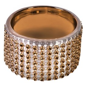 Χριστουγεννιάτικη Θήκη Ρεσώ Σαμπανί Στρας 5x3cm