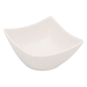 Μπολ Σερβιρίσματος Ξηρών Καρπών - Ντιπ Πορσελάνη Λευκό Τετράγωνο 200 ml