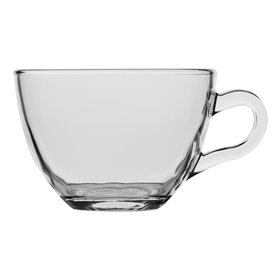 Φλιτζάνι Γυάλινο Διάφανο Στρογγυλό 190 ml