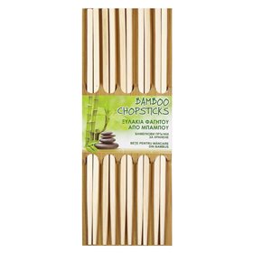 Chopsticks Φαγητού Μπαμπού - 5 ζευγ.