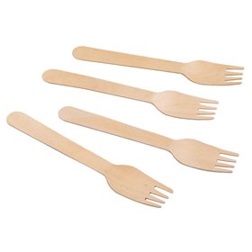 Πιρούνια Μπαμπού 16 cm - 15 τμχ.