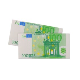 Χαρτοπετσέτες Σχέδιο Χαρτονόμισμα 100 ΕΥΡΩ 33x33 cm - 10 τμχ. Χαρτοπετσέτες Σχέδιο Χαρτονόμισμα 100 ΕΥΡΩ 33x33 cm - 10 τμχ.