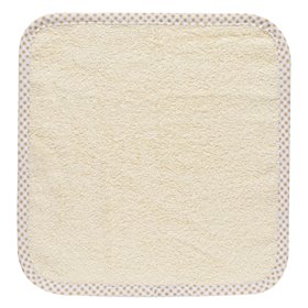 Πανάκι Βρεφικό Βαμβακερό για Αγόρι Μπεζ Καρό Ρέλι 30x30 cm