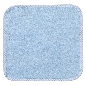 Πανάκι Βρεφικό Βαμβακερό για Αγόρι Σιέλ Καρό 30x30 cm