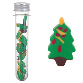 Γόμες Μίνι Χριστουγεννιάτικο Δέντρο 12 τμχ. 