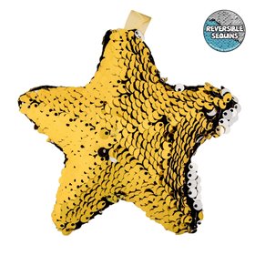 Χριστουγεννιάτικο Στολίδι Δέντρου Αστέρι Παγιέτες Χρυσό Ασημί 11 cm