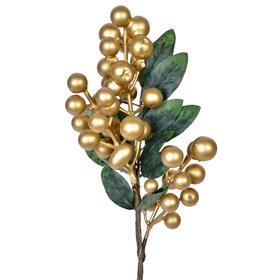 Χριστουγεννιάτικο Κλαδάκι Χρυσά Ρόδια 37 εκ Χριστουγεννιάτικο Κλαδάκι Χρυσά Ρόδια 37 εκ