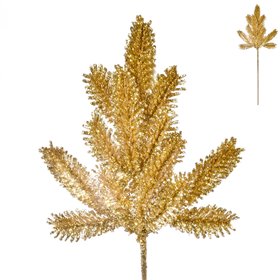 Χριστουγεννιάτικο Διακοσμητικό Κλαδί Χρυσό 36 cm