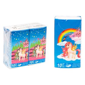 Χαρτομάντηλα Παιδικά Τριών Φύλλων Μονόκερος - 4 τμχ.