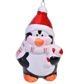 Χριστουγεννιάτικο Στολίδι Δέντρου Κεραμικό Πιγκουίνος 8 cm Χριστουγεννιάτικο Στολίδι Δέντρου Κεραμικό Πιγκουίνος 8 cm
