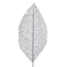 Χριστουγεννιάτικο Κλαδί Φύλλο Λευκό 71 εκ.