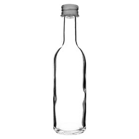 Καραφάκι Γυάλινο Μεταλλικό Καπάκι 100ml.