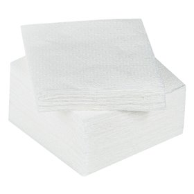 Χαρτοπετσέτες Λευκές 28x28 cm - 50 τμχ.