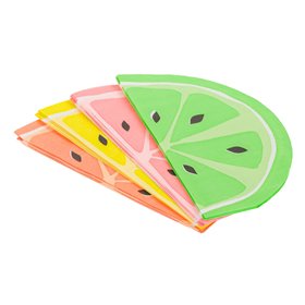 Χαρτοπετσέτες Φρούτα 4 Χρώματα 33x33 cm - 12 τμχ.