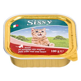 Τροφή Γάτας Πατέ Μοσχάρι Καρδιά 100 g