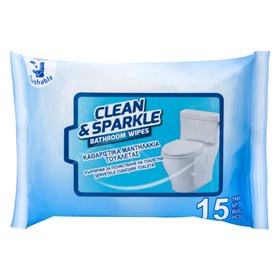 Καθαριστικά Μαντηλάκια Τουαλέτας Travel Size - 15 τμχ.