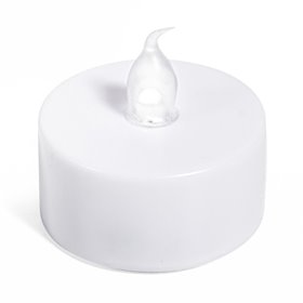 Ρεσώ LED Μπαταρίας Λευκή Φλόγα 4x4cm - 1 τμχ. 