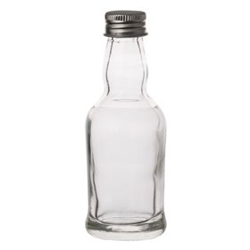 Καραφάκι Γυάλινο Μεταλλικό Καπάκι 30 ml