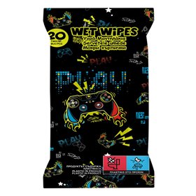 Υγρομάντηλα Ταξιδίου Gamer- 20 τμχ.