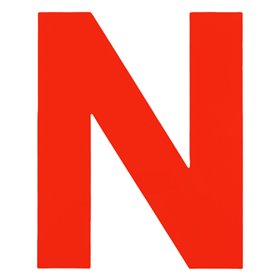 Αυτοκόλλητη Σήμανση &quotΝέος Οδηγός&quot 20x25 cm