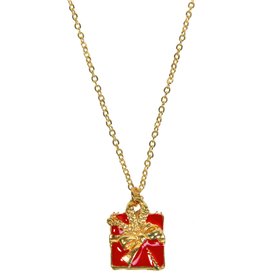 Κολιέ Χρυσό Χρώμα Δώρο 